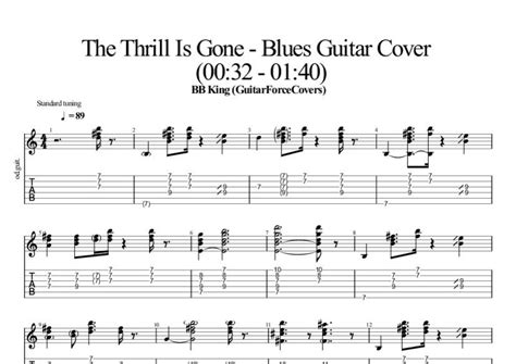  The Thrill Is Gone – Ein Blues-Klassiker voller melancholischer Schönheit und sehnsüchtiger Gitarrenklänge